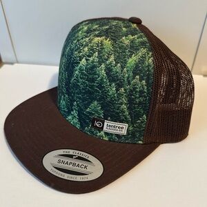 Tentree Green Forest Mesh Snapback Hat